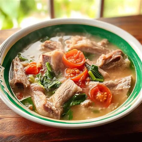 Kinamatisang Baboy (Pork Soup with Tomatoes) .